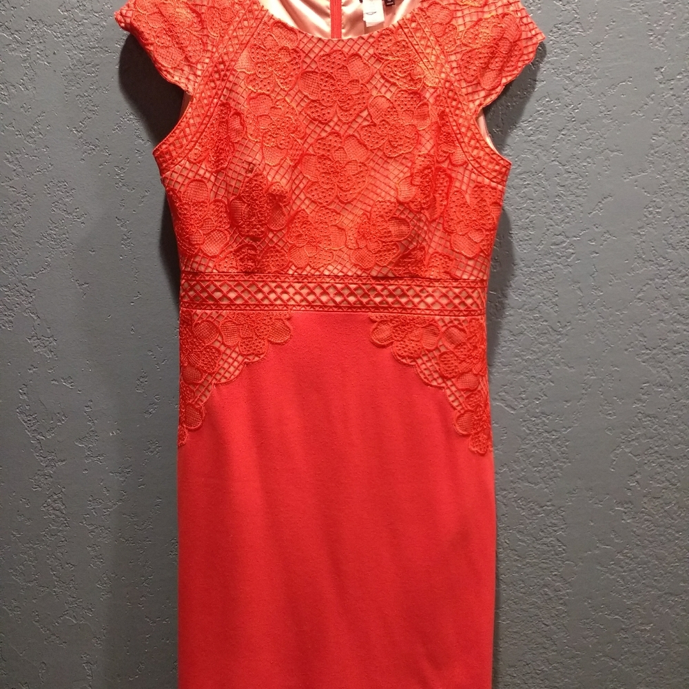 ANTONIO MELANI  Dress size 10 orange / red